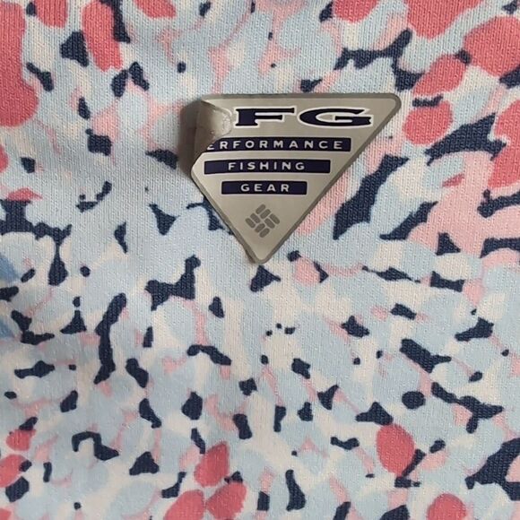 Columbia PFG 2X Pink Blue Tank Dress Omni-Freeze Advanced Cooling - Picture 6 of 9